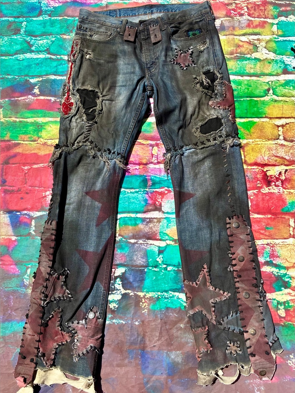 Goth Halloween horror zombie handmade costume - Picture 10 of 16